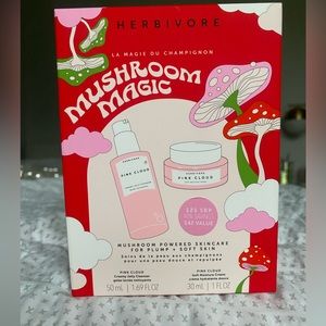 Herbivore Mushroom Magic Pink Cloud Cleanser and Moisture Cream Set New Sealed